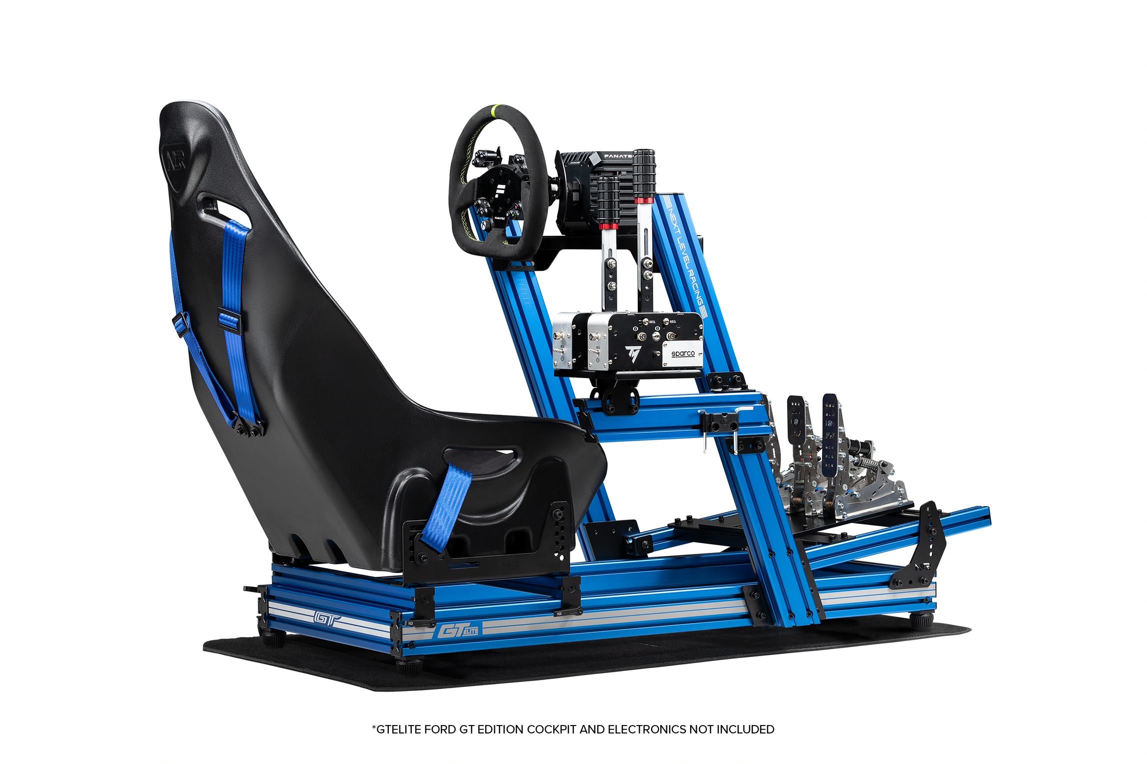 Next Level Racing Elite ES1 Racing Simulator Seat Ford GT Edition Plus Floor Mat
