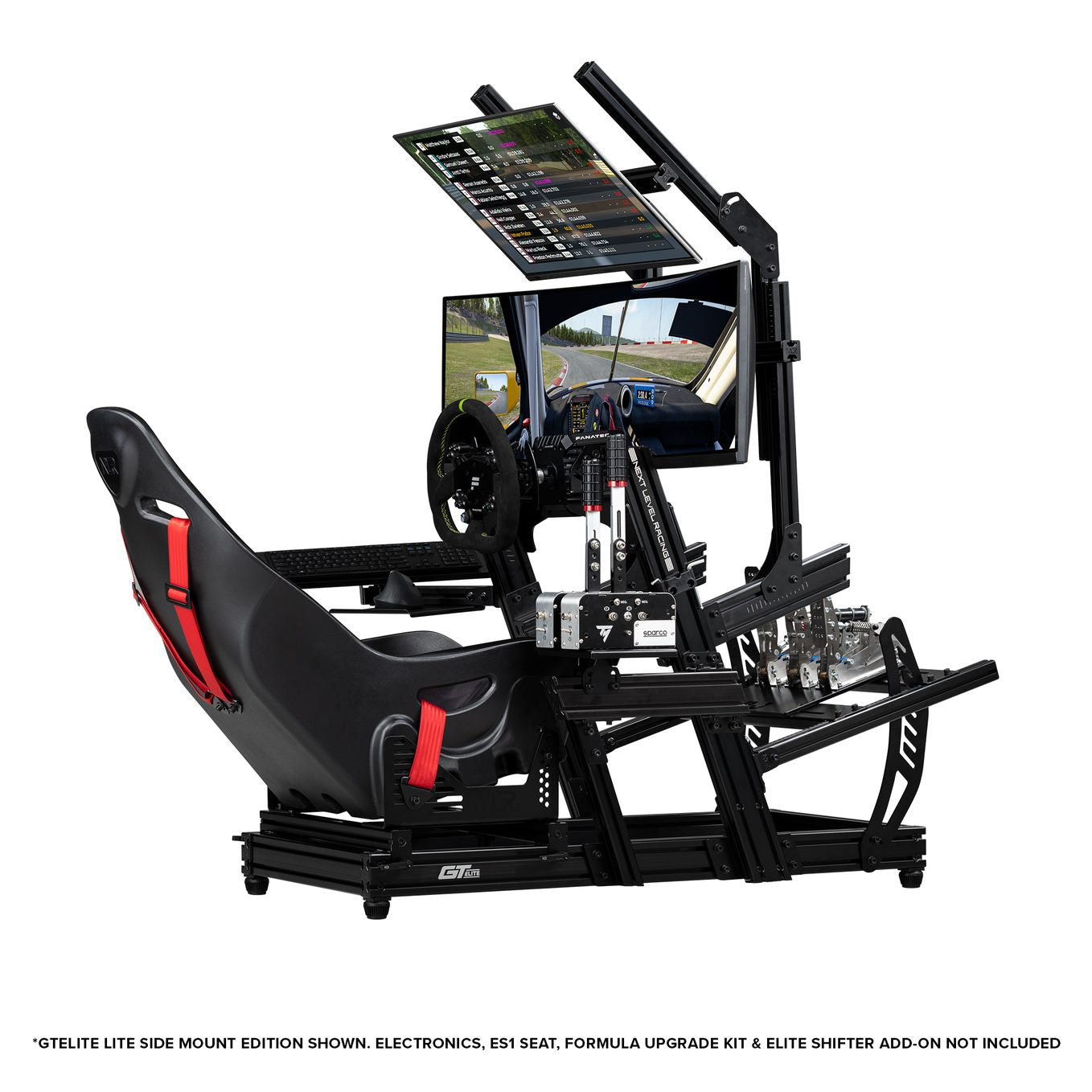 Next Level Racing GTElite Lite Racing Simulator Cockpit- Wheel Plate Edition