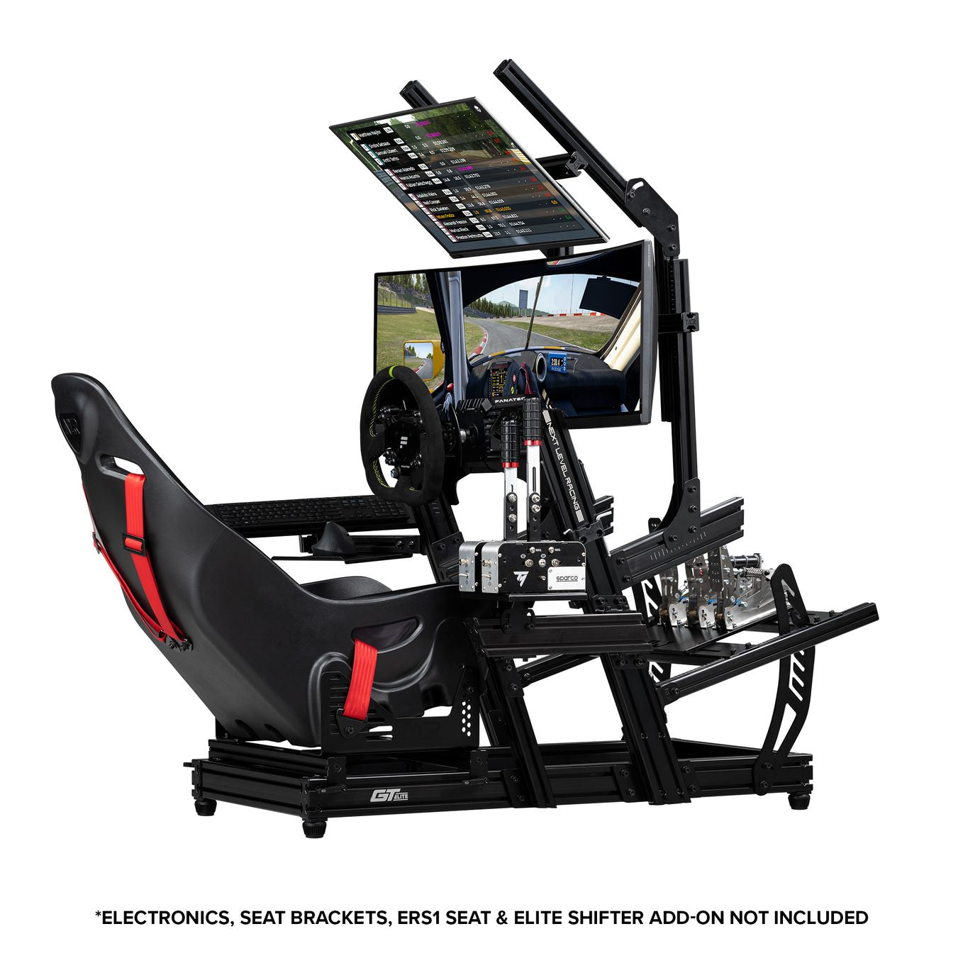 Next Level Racing GTElite Lite Racing Simulator Cockpit- Front & Side Mount Edition